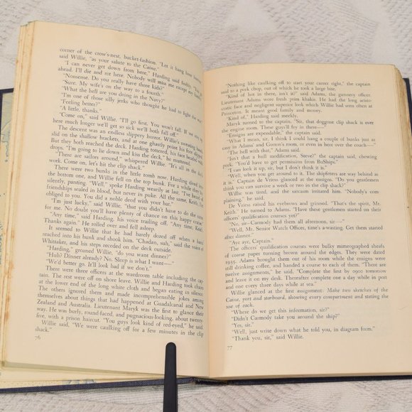 The Cane Mutiny Herman Wouk World War II Novel Hardcover Book Very Good 1951 - Picture 11 of 14